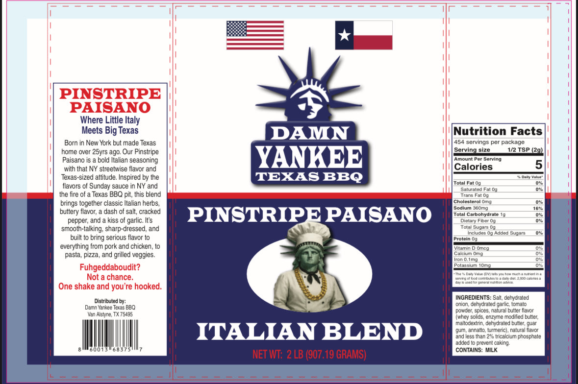 Pinstripe Paisano 2lb Bag